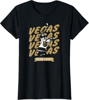 Vegas Golden Knights Graffiti Black Officially Licensed