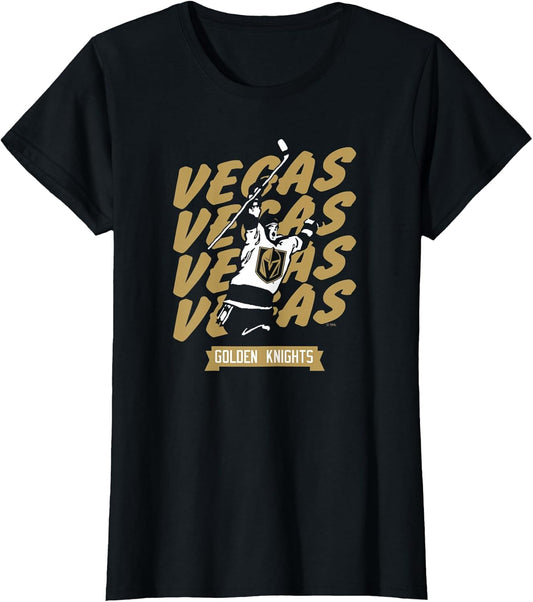 Vegas Golden Knights Graffiti Black Officially Licensed