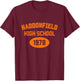 Halloween Haddonfield High School 1978 Retro Novelty
