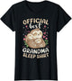 Official Best Grandma Sleep Shirt, Mother's Day Cute Sloths