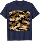 Brown and Cream Camouflage Art Pretty Pattern Camo