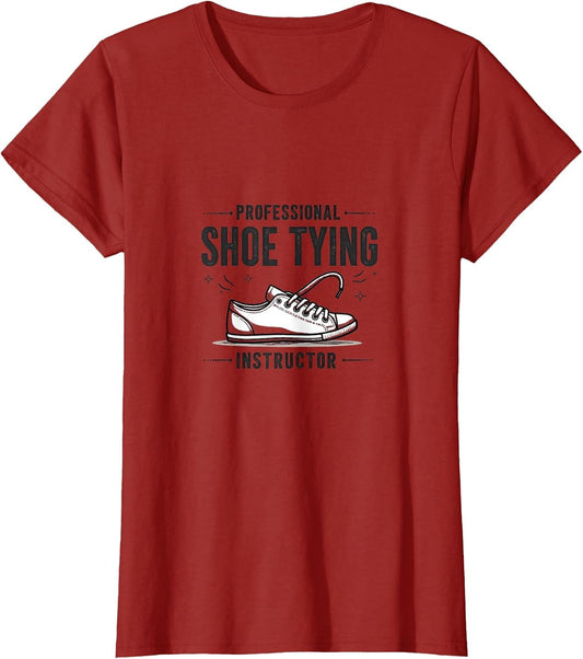 Professional Shoe Tying Instructor Dad Design