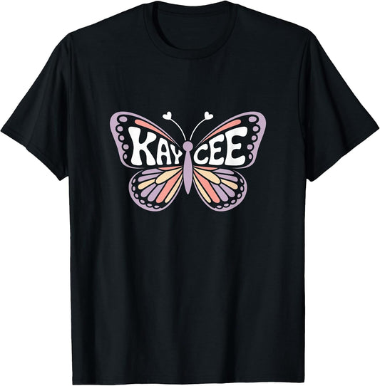 Kaycee Butterfly - Personalized Cute Name Word Art