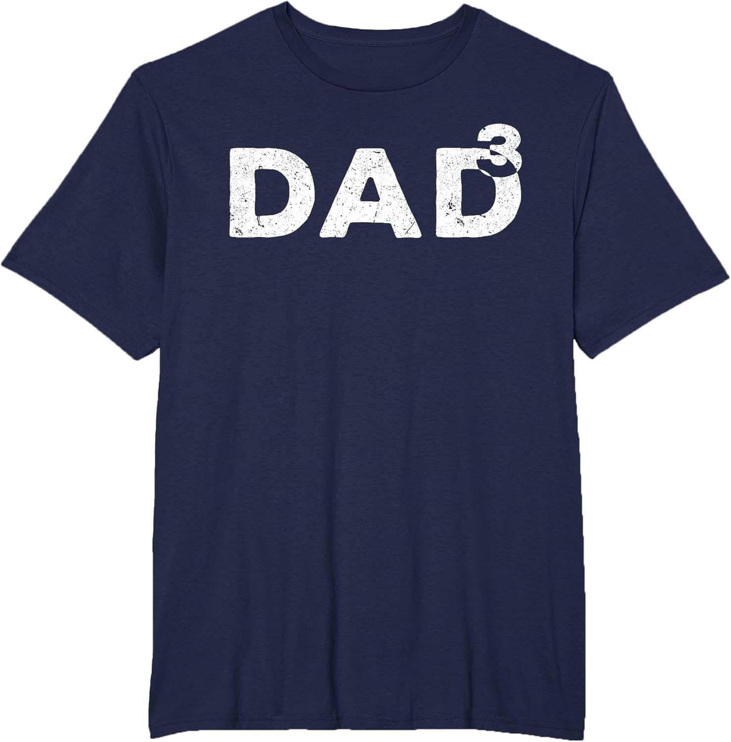 Dad Cubed Shirt Men Dad of Three Fathers Day