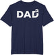 Dad Cubed Shirt Men Dad of Three Fathers Day