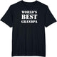 World's Best Grandpa T Shirt