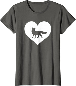 A Cute Purple or Pink Fox , Women, Asphalt Grey, XX-Large