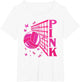 Cute Pink Ribbon for Volleyball Breast Cancer Awareness