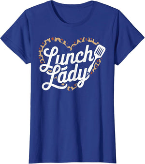 Lunch Lady Heart Cafeteria Worker