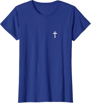 Christian Christ Cross Left Chest