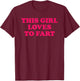 This Girl Loves to Fart