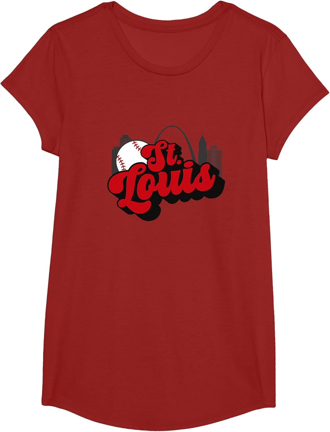 St Louis Baseball Vintage City Skyline Retro Baseball Lover