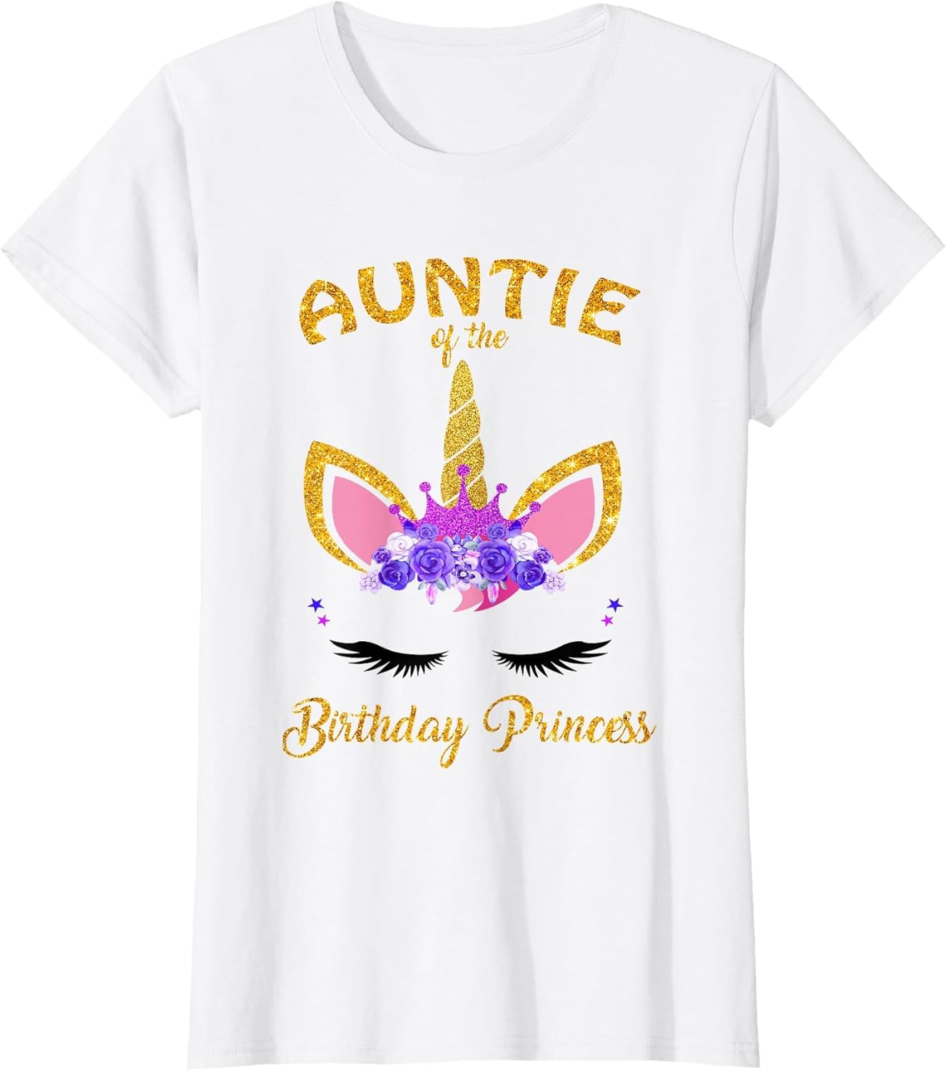 Aunt of The Birthday Princess Unicorn Birthday Girl Auntie
