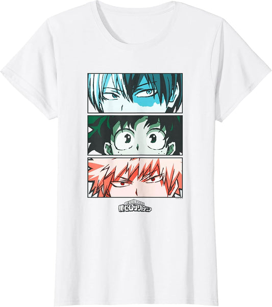 My Hero Academia Todoroki Deku Bakugo Eyes Anime