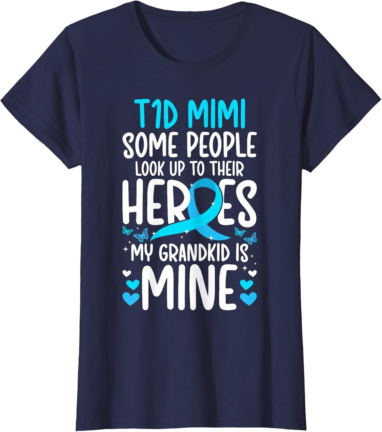 T1D Diabetes Warrior Mimi Grandma Type 1 Diabetes Awareness