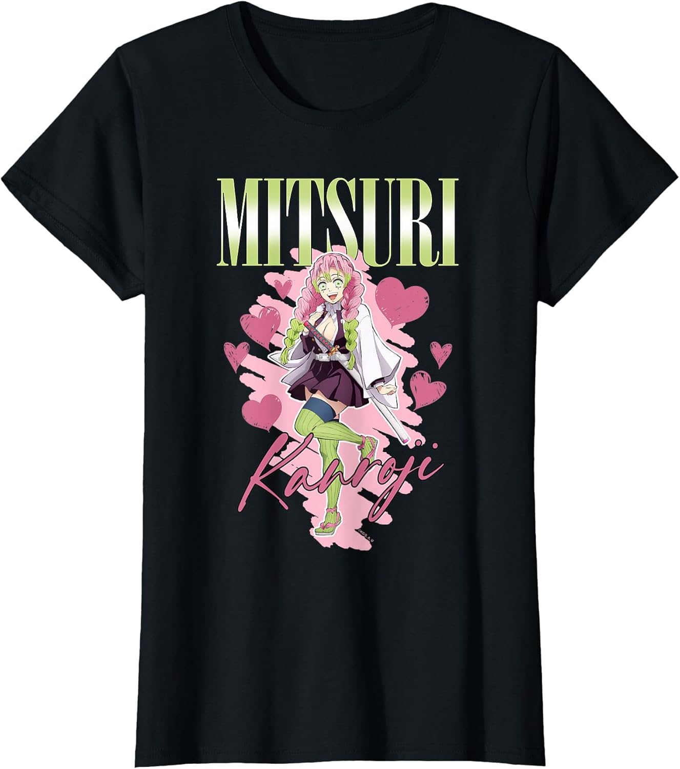 Demon Slayer: Kimetsu no Yaiba Mitsuri Kanroji Pink Green