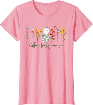 Mother Baby Nurse Wildflower Postpartum Nurse Grad Maternity