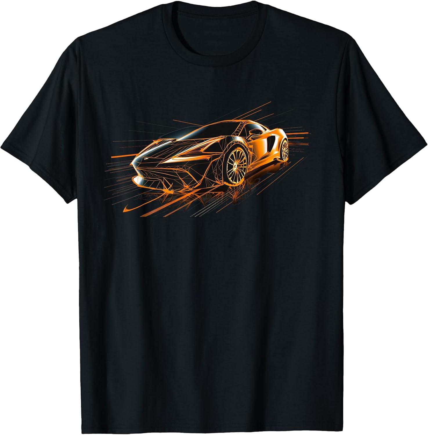 Supercar Exotic Sports Car Concept Car Poster Style Graphic