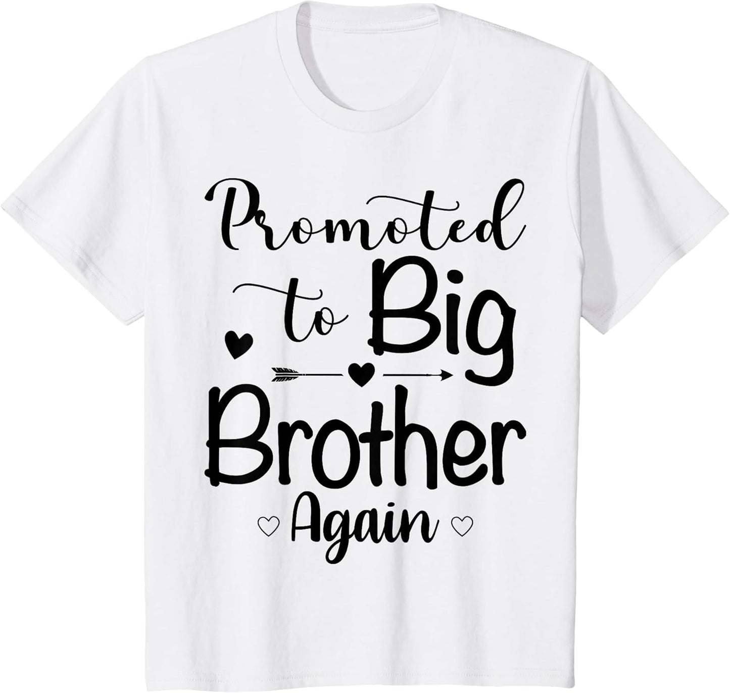 Promoted to Big Brother Again Baby Announcement Sibling Kids