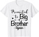Promoted to Big Brother Again Baby Announcement Sibling Kids