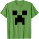 Minecraft Minimalist Big Creeper Face Pixel
