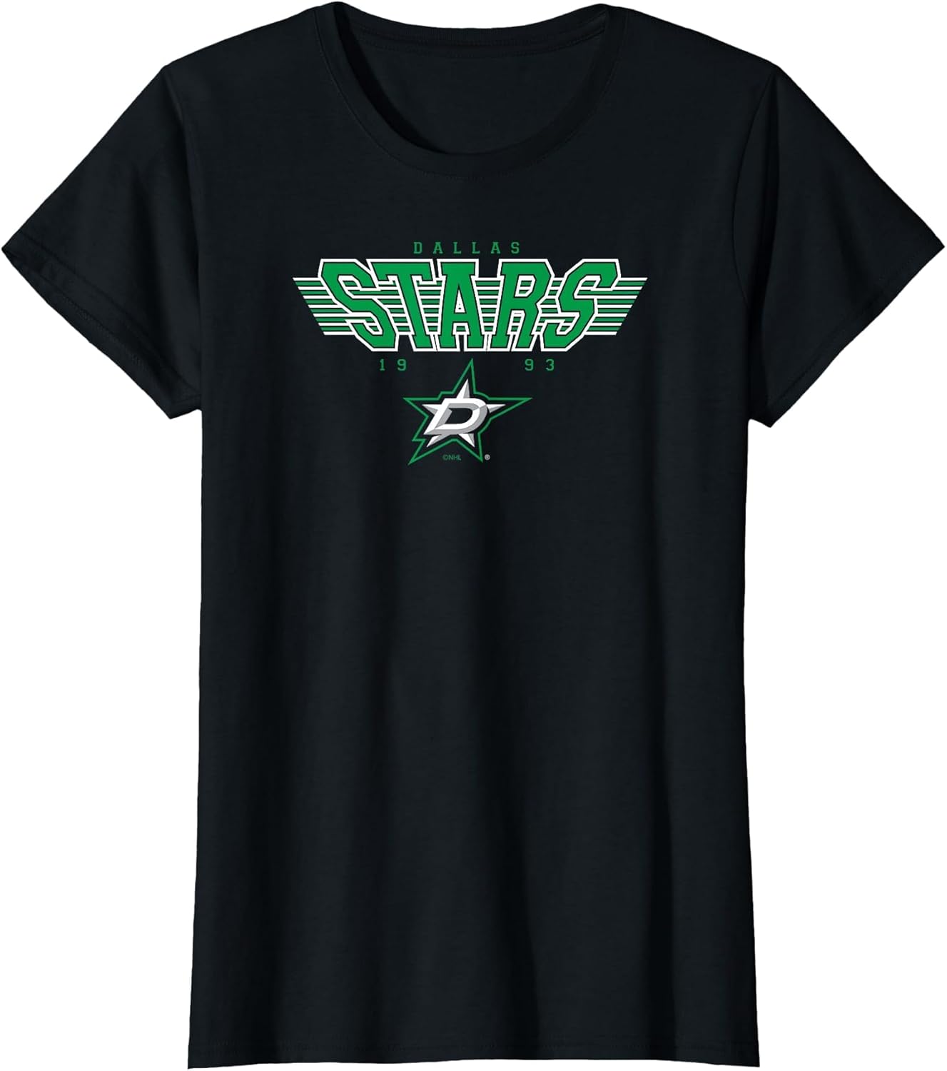 Dallas Stars Laser Black Officially Licensed