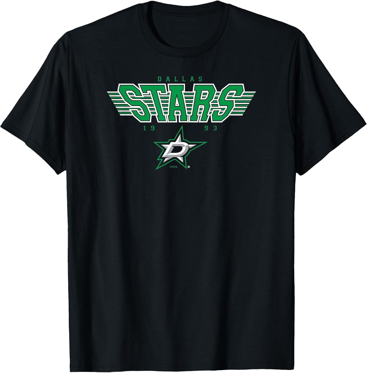 Dallas Stars Laser Black Officially Licensed