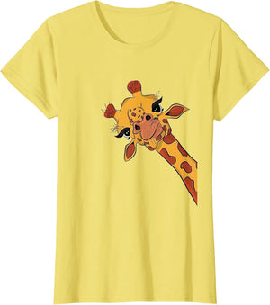 Love Giraffes Women Shirt Giraffe Lovers for Kids and Girls
