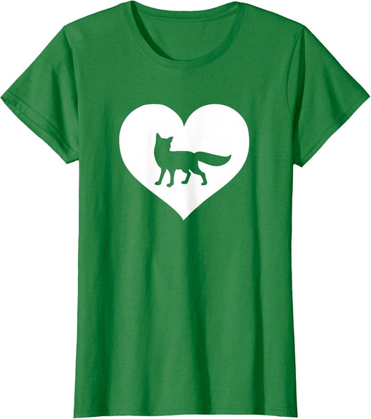 A Cute Purple or Pink Fox , Women, Kelly Green, 3X-Large