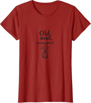 Old Soul Young Spirit Vintage Typography Design