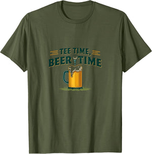 Time Beer Time Funny Golf Design