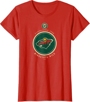 Minnesota Wild Est 2000 Red Officially Licensed