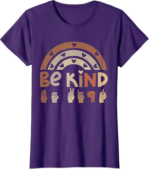 Be Kind ASL American Sign Language Cute Kindness