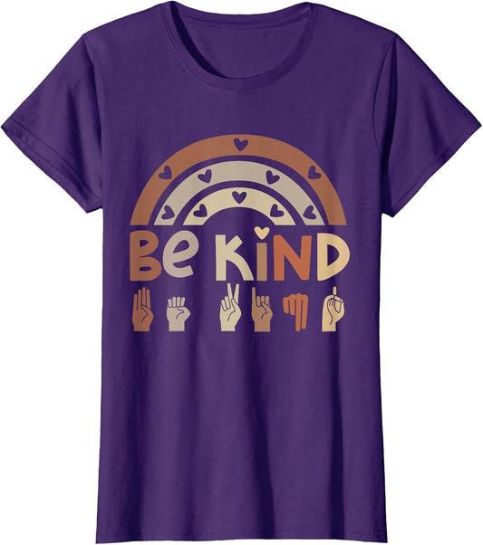 Be Kind ASL American Sign Language Cute Kindness