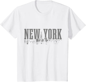 New York City Skyline NY Vintage NYC