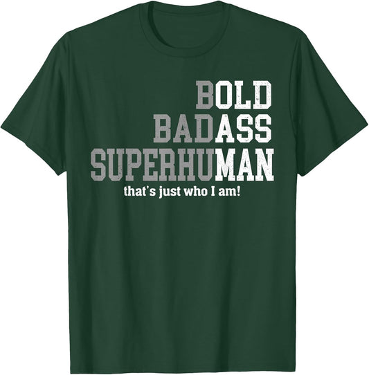 Retro Bold Ba-DASS That's Just Who I Am Old Ass Man Dad Life