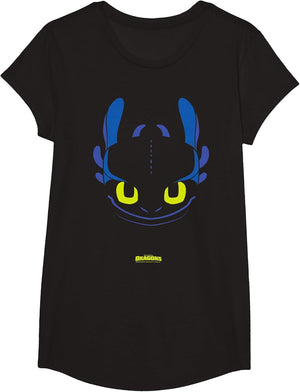 DreamWorks Dragons Toothless Night Fury Big Face Costume