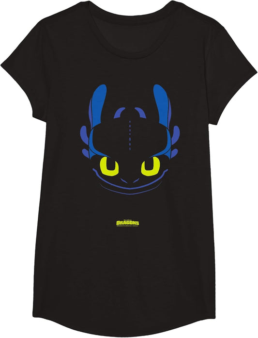 DreamWorks Dragons Toothless Night Fury Big Face Costume