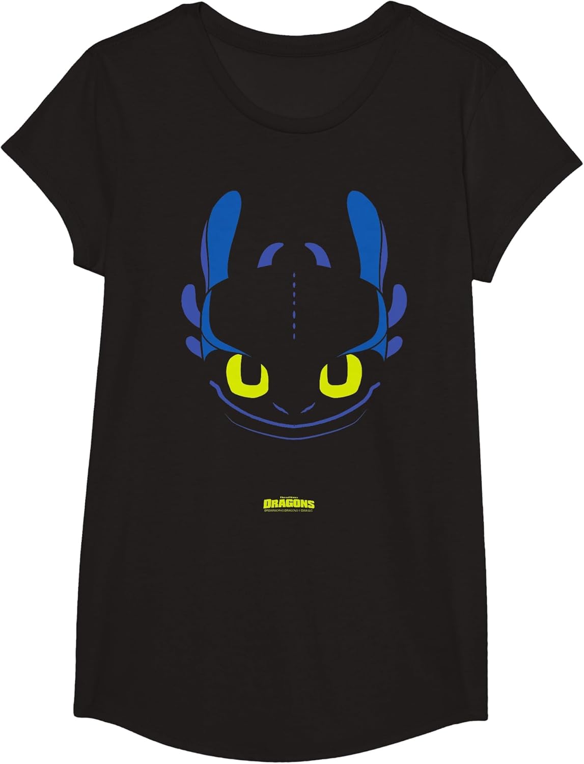 DreamWorks Dragons Toothless Night Fury Big Face Costume