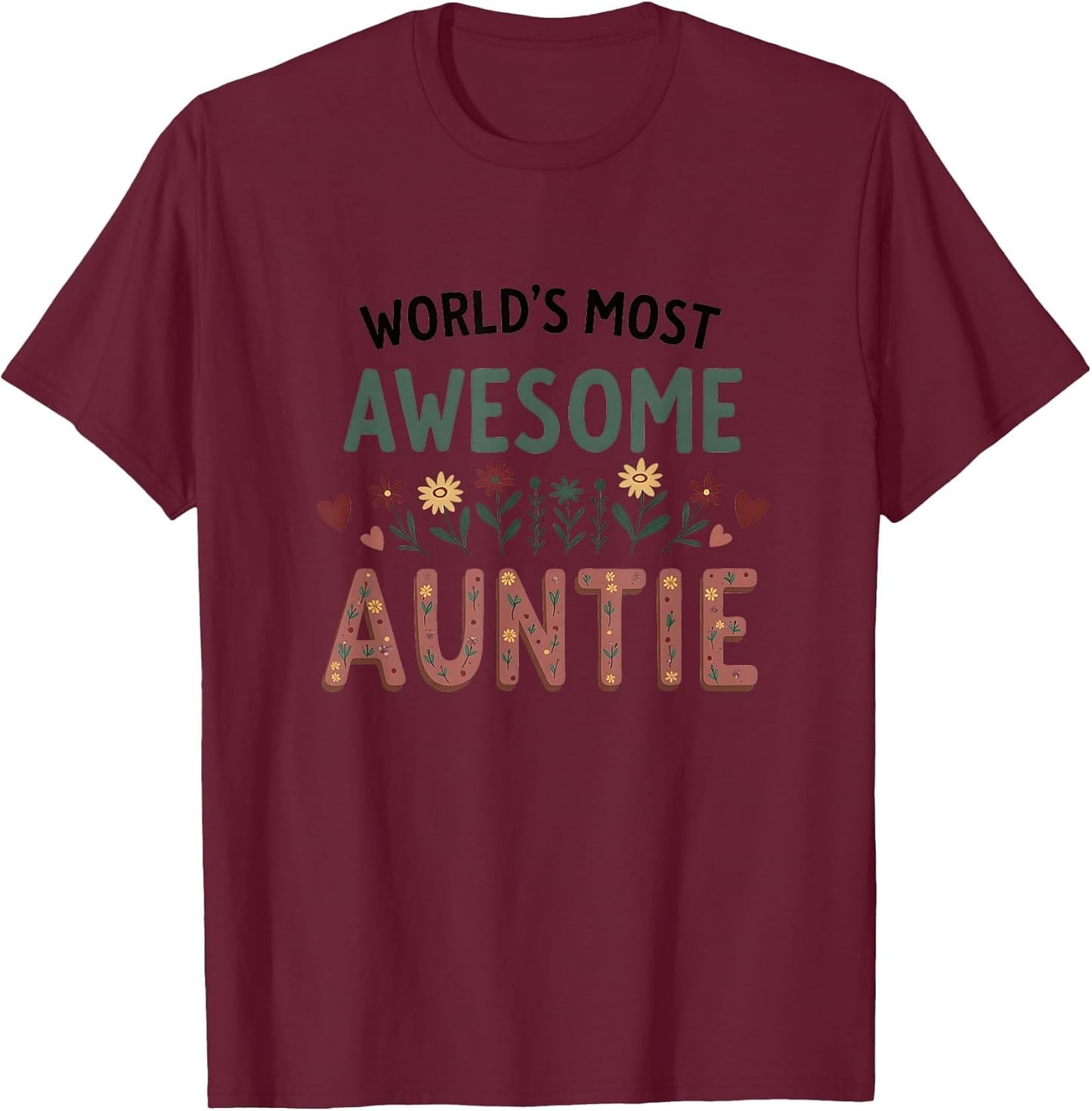 World's Most Awesome Auntie Graphic Design
