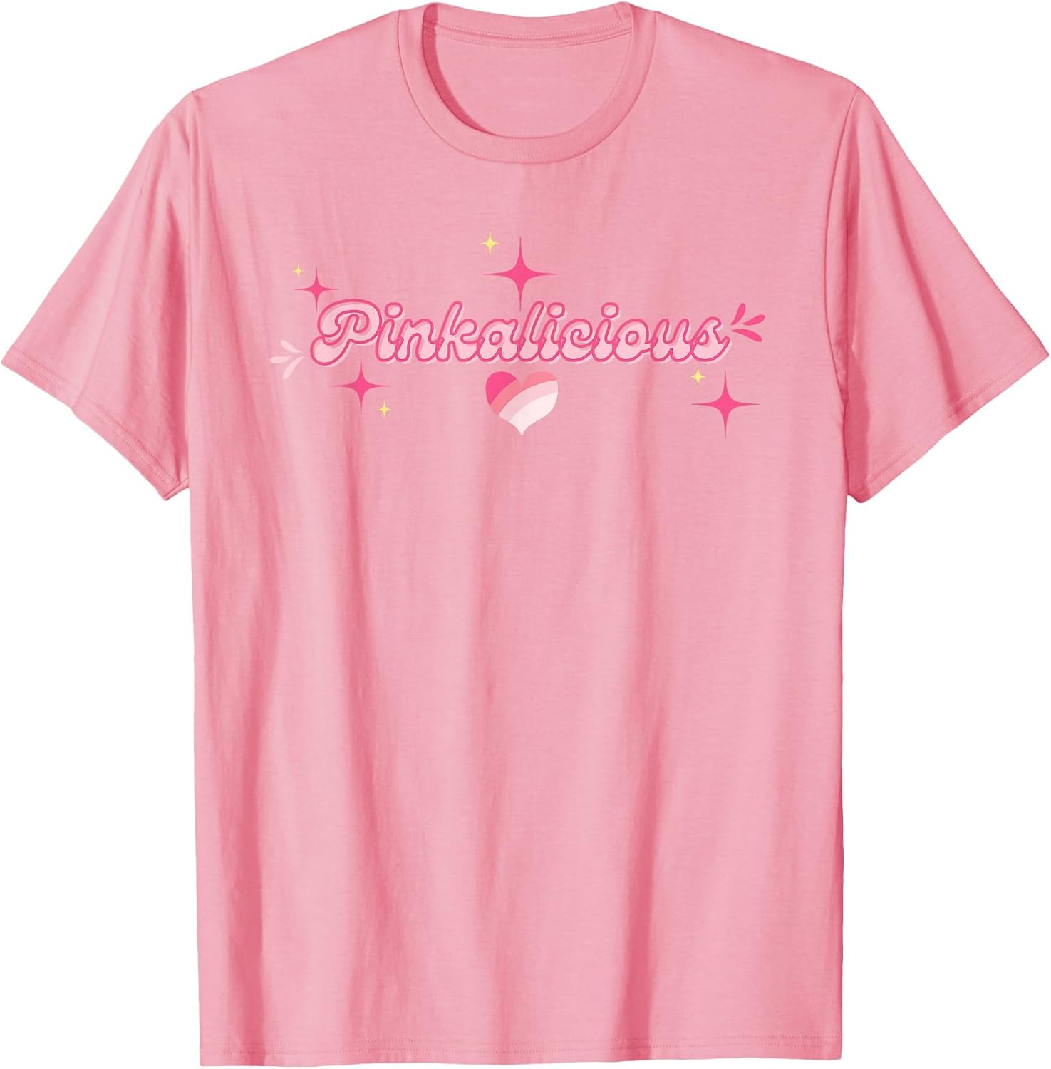 Pinkalicious Retro Pink Heart and Stars