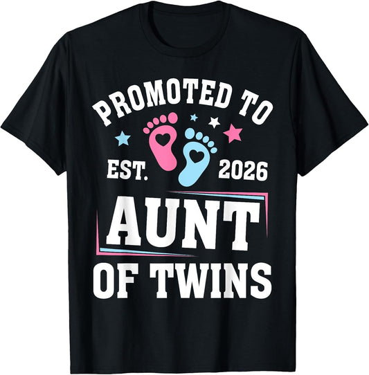 Promoted to Aunt of Twins Est 2026 Gender Reveal