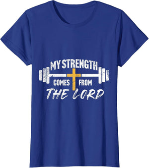 My Strength Christian Men Bible Verse Gym Workout