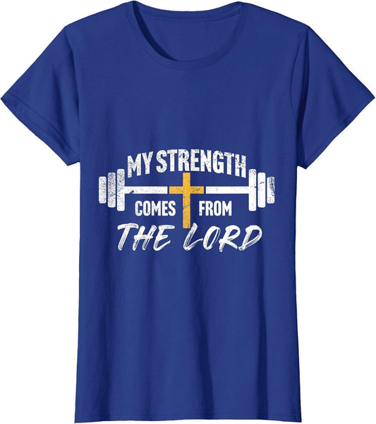 My Strength Christian Men Bible Verse Gym Workout