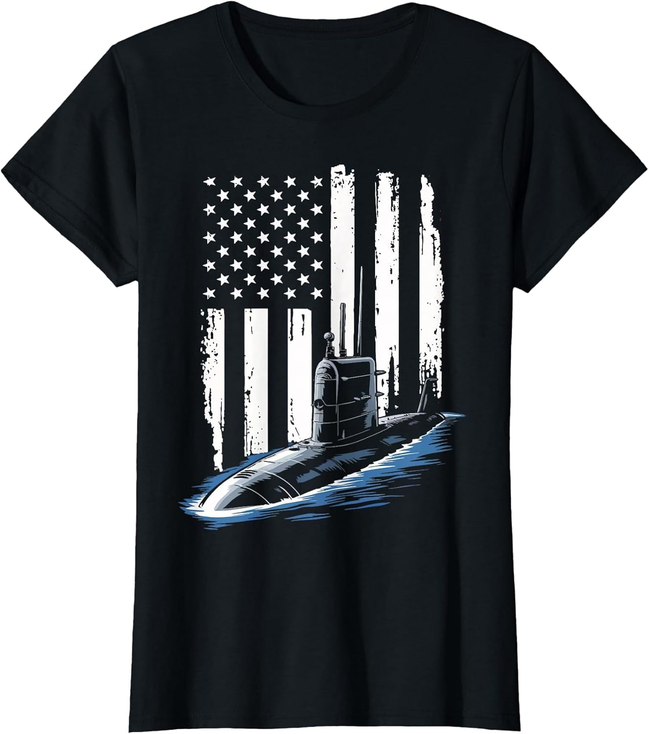 Submarine USA Flag Veteran 4th of July