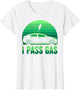 I Pass Gas Electric Car Funny EV Vehicle Sunset Green Energy