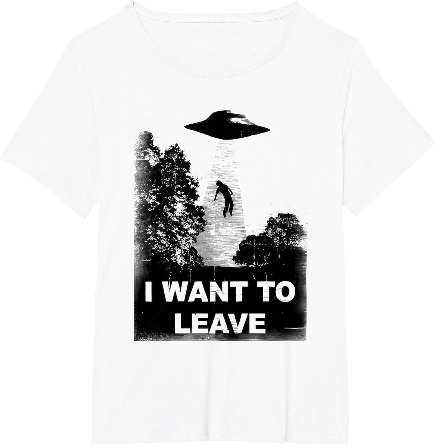 I Want to Leave Funny UFO Alien Abduction