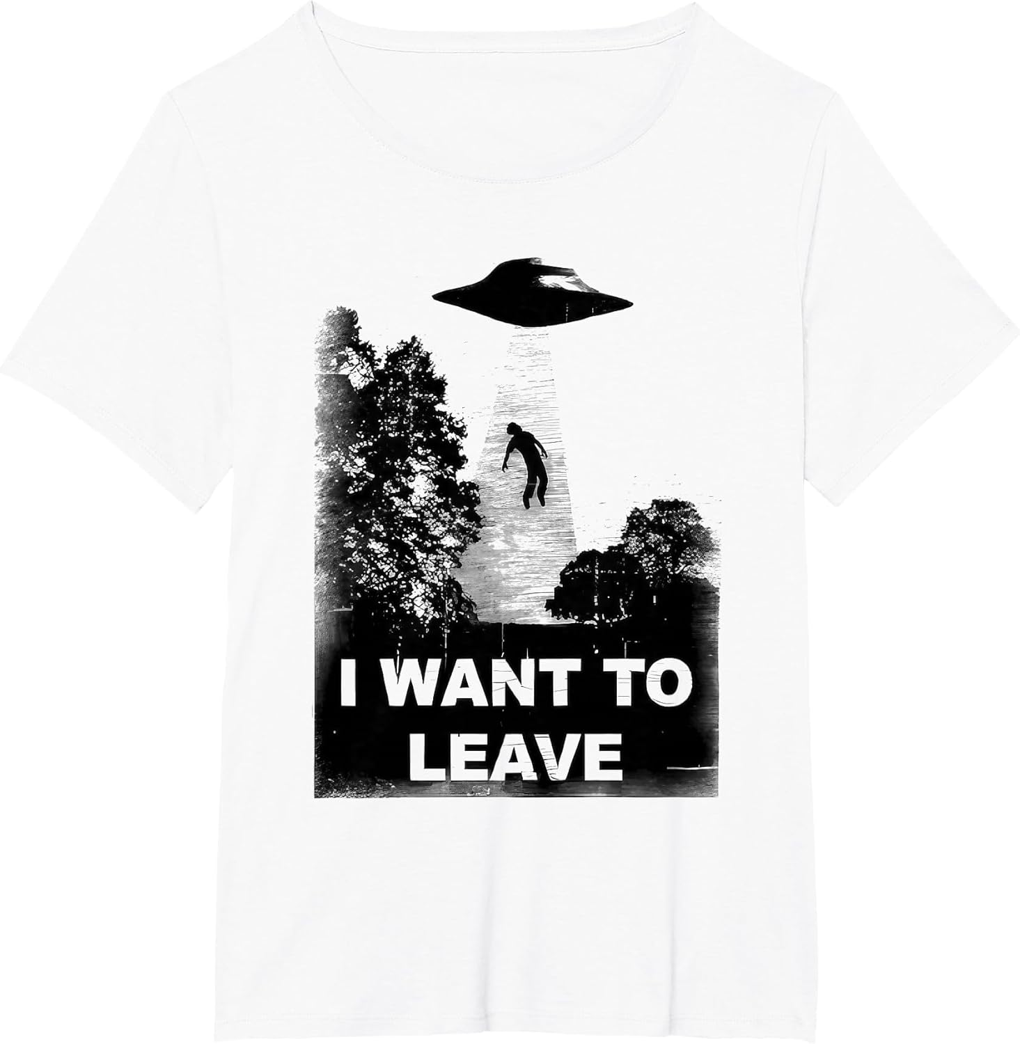 I Want to Leave Funny UFO Alien Abduction