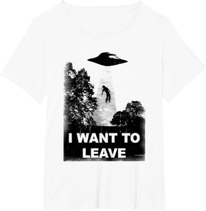 I Want to Leave Funny UFO Alien Abduction