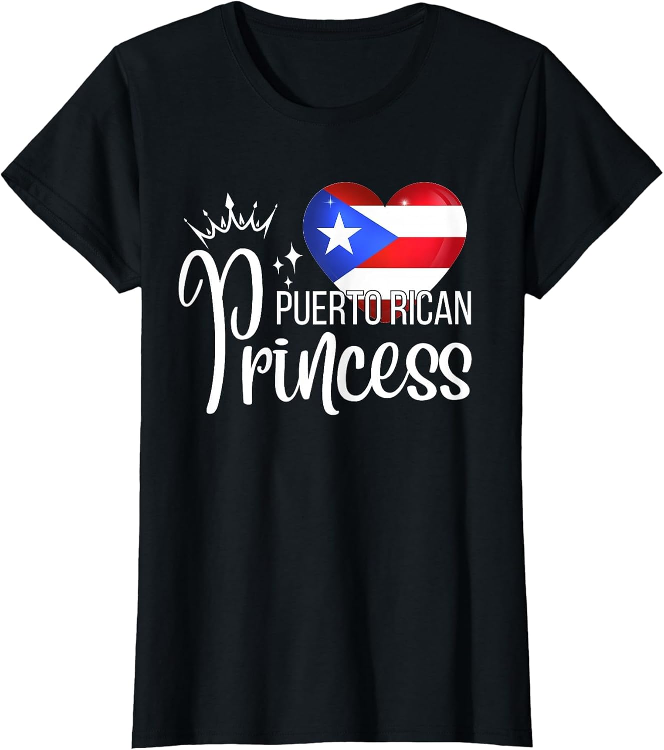 Puerto Rican Princess Boricua Heart